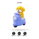 PERRO EN MOTOCICLETA VESPA X12 UND [ZP1788-4]