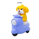 PERRO EN MOTOCICLETA VESPA X12 UND [ZP1788-4]