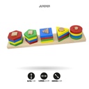 JUEGO DE FIGURAS MADERA PARA ENCAJAR [1970-178]