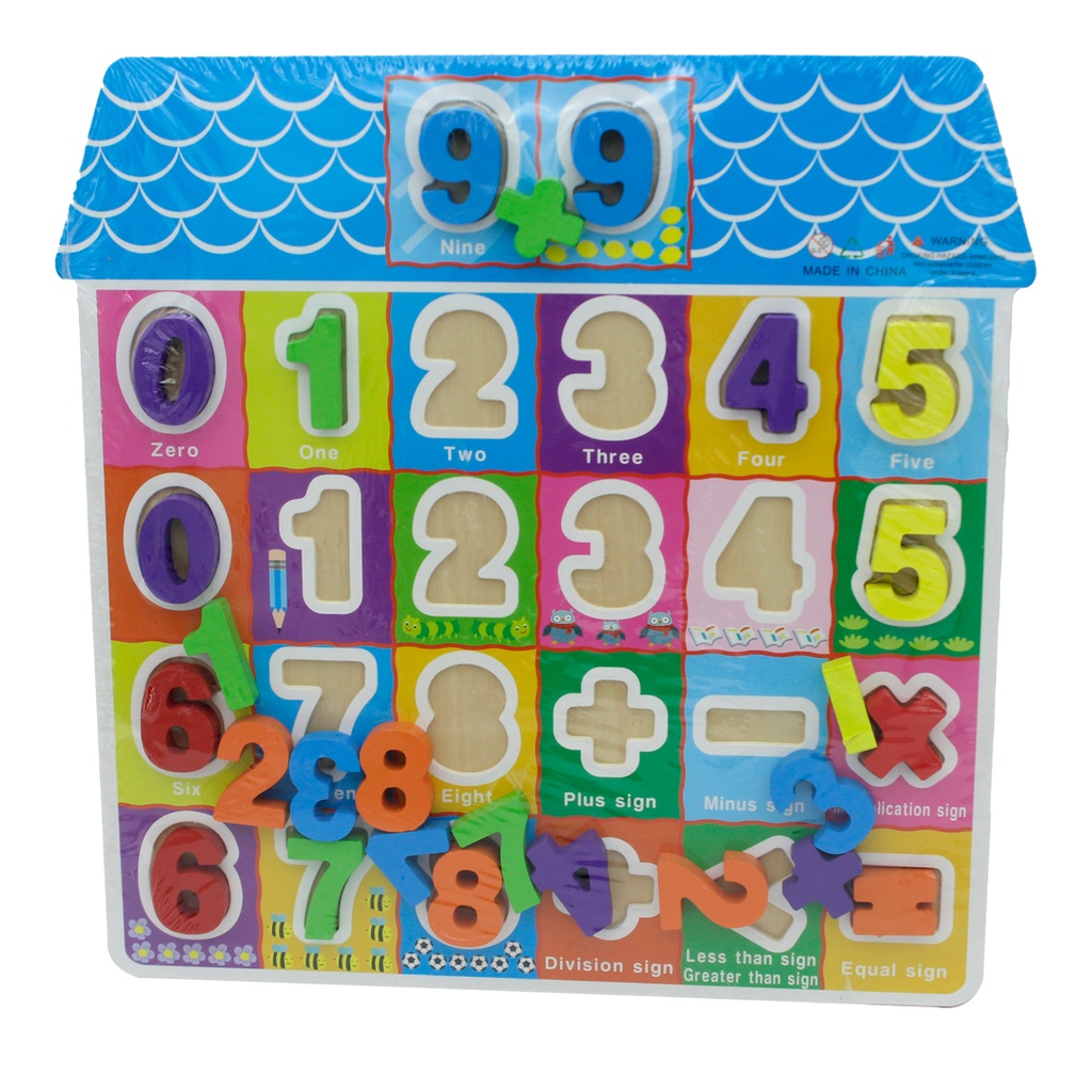 CASA NUMEROS  DE PLASTICO SIN MECANISMO [1970-62]