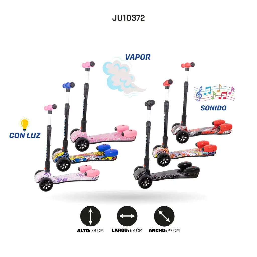 SCOOTER CON TURBINA DE VAPOR Y SONIDO 1513  [PAC3276] [PA00282]