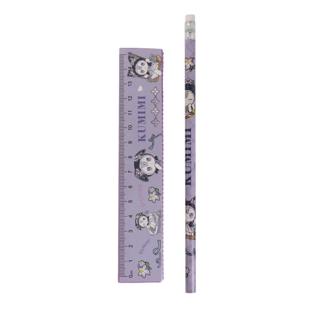 SET DE NIÑA 4 LAPICES +1 REGLA DISPLAY X 48 UND [PAC3096]