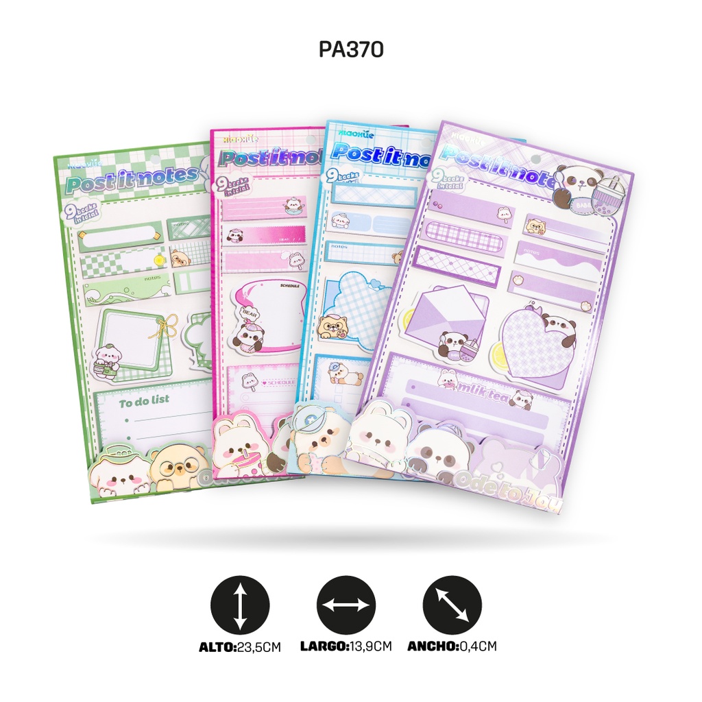 SET PARA NOTAS PQT X 12 UND-1618 [PAC3118][PAC4557]