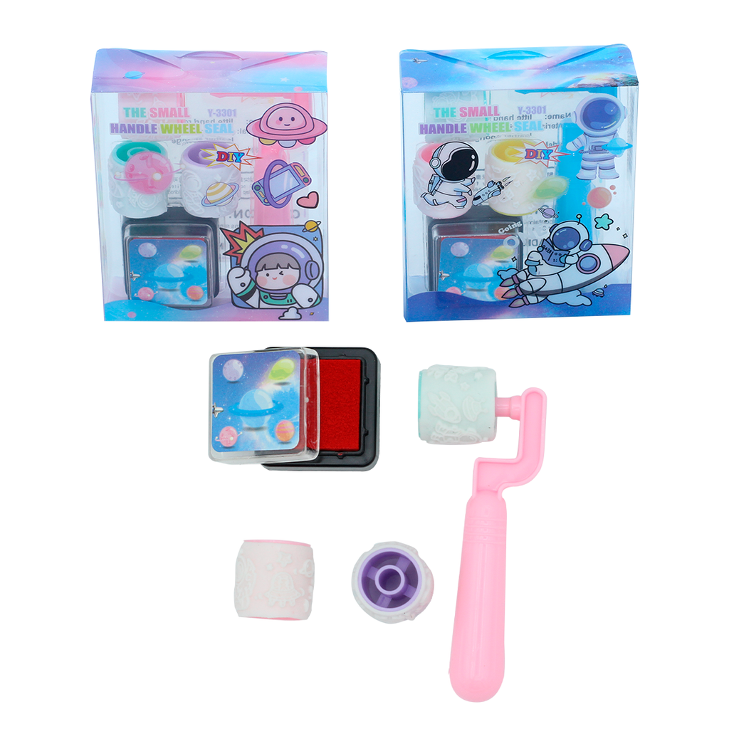 SELLOS EN RODILLO ASTRONAUTA PQT X 18 UND [PAC3152]