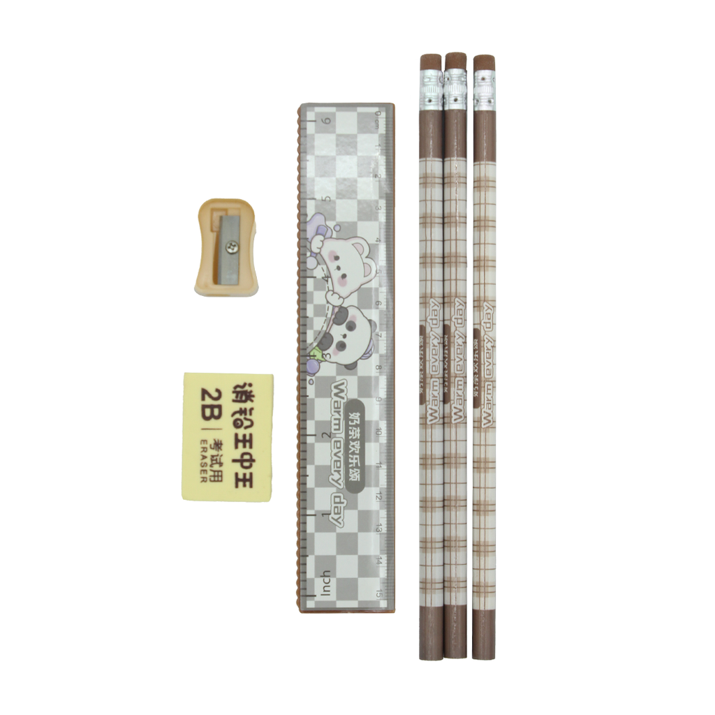 SET LAPICES HB SACAPUNTA REGLA PQT X32 [PAC3124]