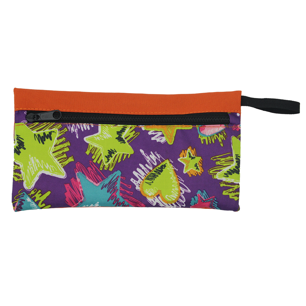 CARTUCHERA ESTAMPADO CON TIRA FINA