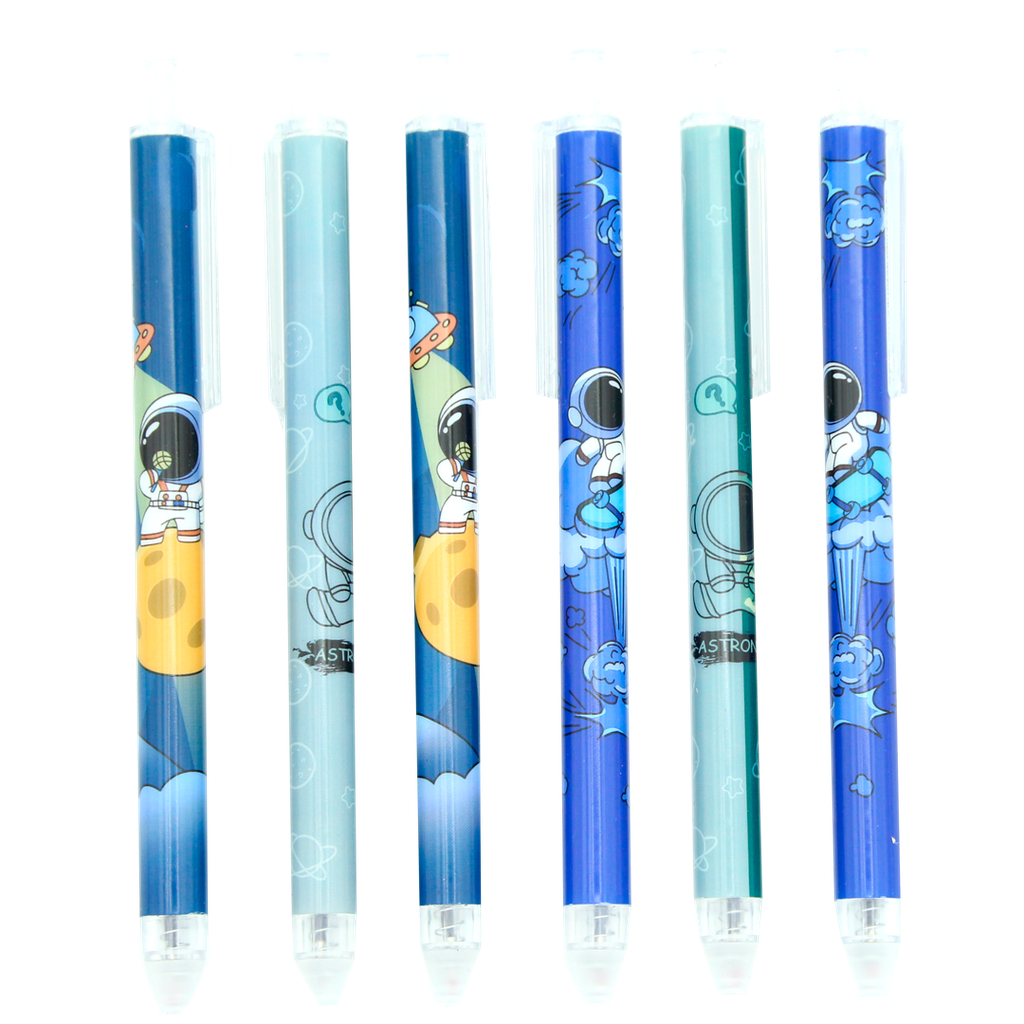 BOLIGRAFO RETRACTIL O,5MM BORRABLE ASTRONAUTA MP-6021 DISPLEY X 6 UND KW [PAC3003]