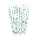 BOLIGRAFO BORRABLE DISPLEY x 6 UND MP-6023 KW [PAC3007]