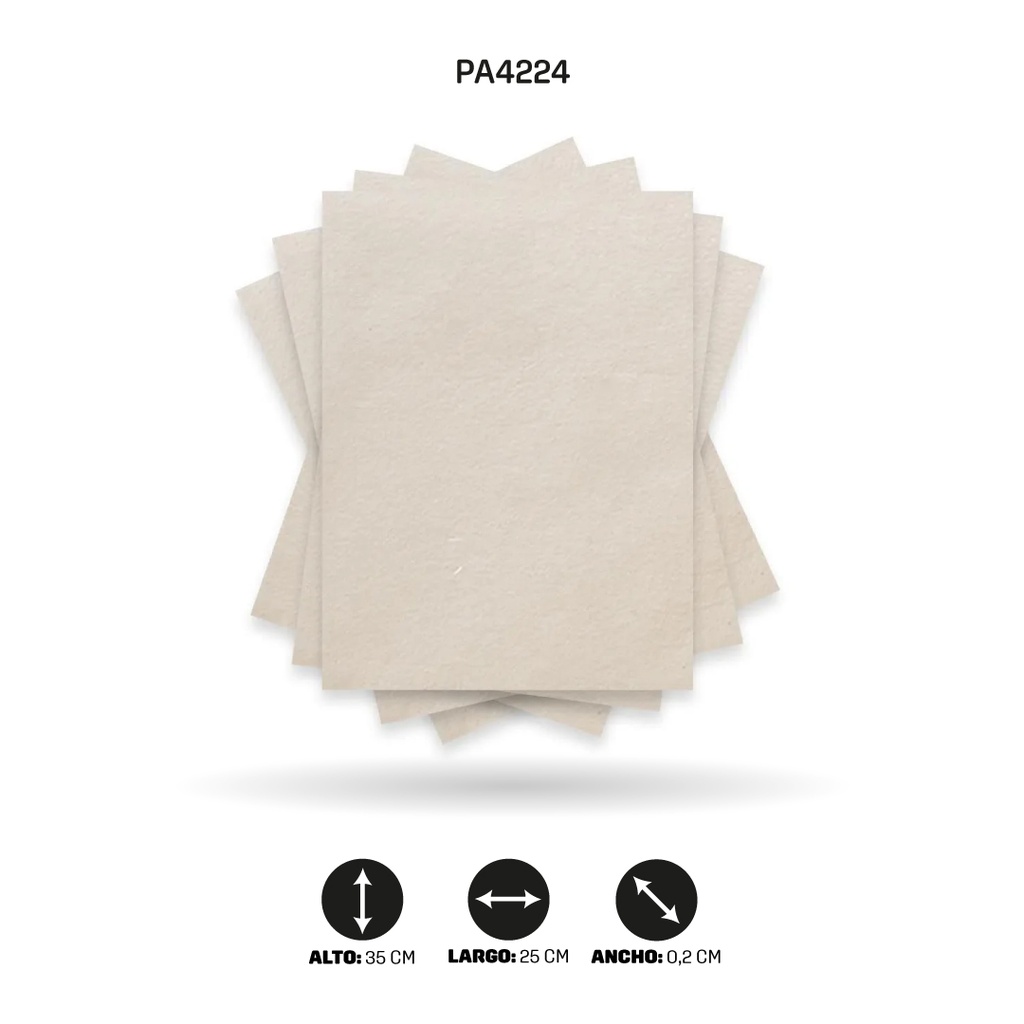 CARTON PAJA X OCTAVOS PAQUETE X 10