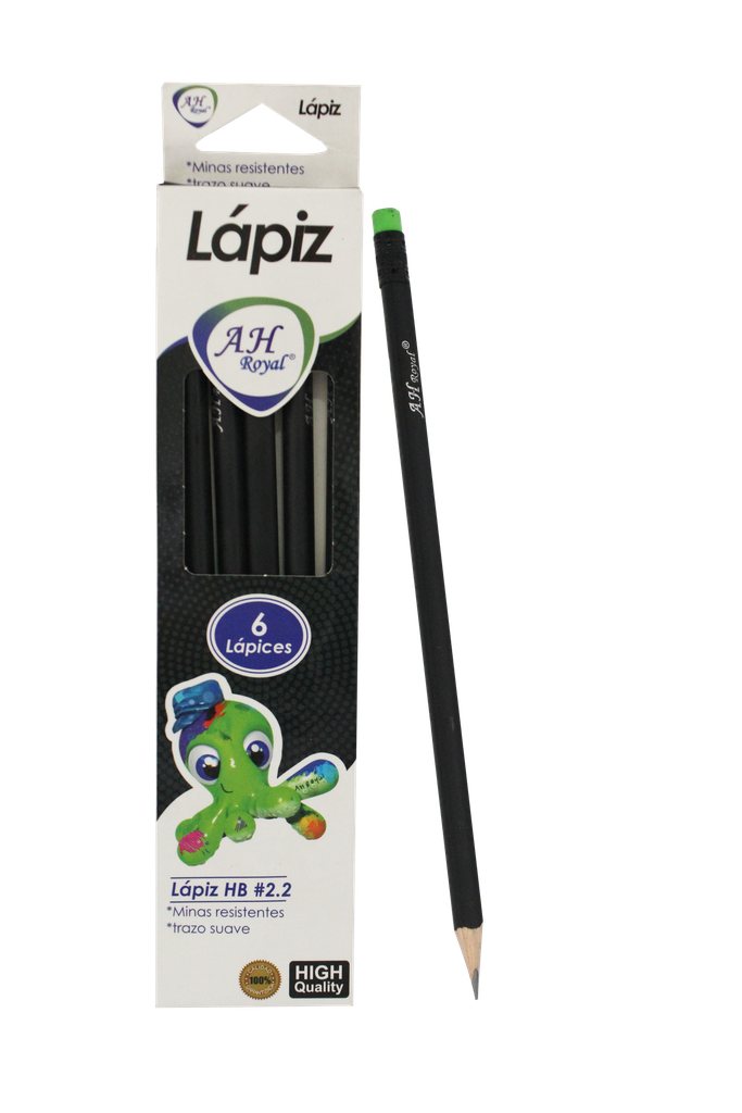 LAPIZ AH ROYAL NEGRO HB  # 2 [PAC2511]