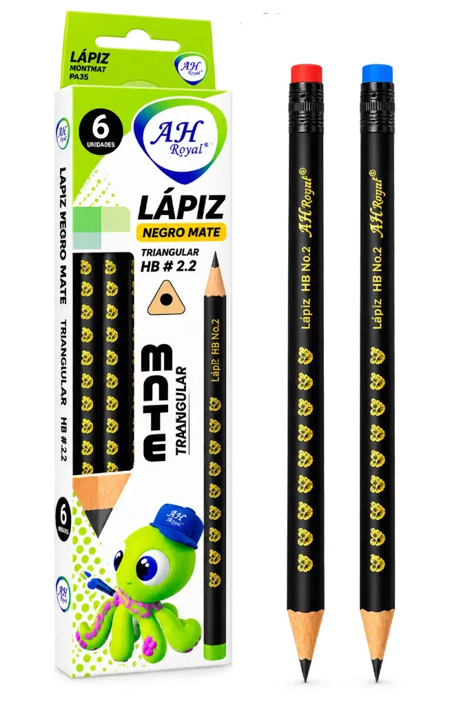 LAPIZ AH ROYAL NEGRO HB  # 2 [PAC2511]