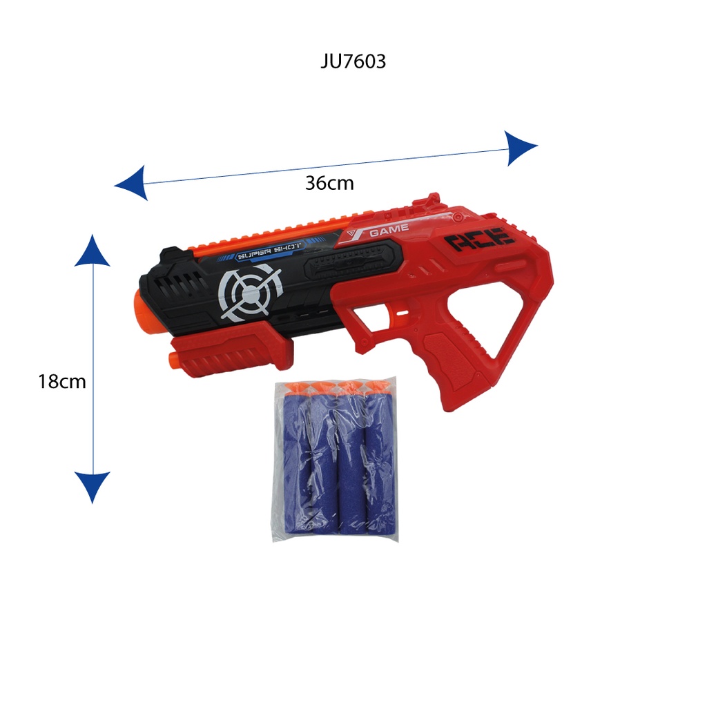 JUEGO DE ARMA DE BALA SUAVE [9000-2]