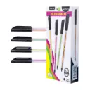 BOLIGRAFO MIX LINEA GEL 0.7 REDONDO DISPLAY X12 TINTA NEGRA CON MINA DE COLORES (PAC1585) [PAC1585]