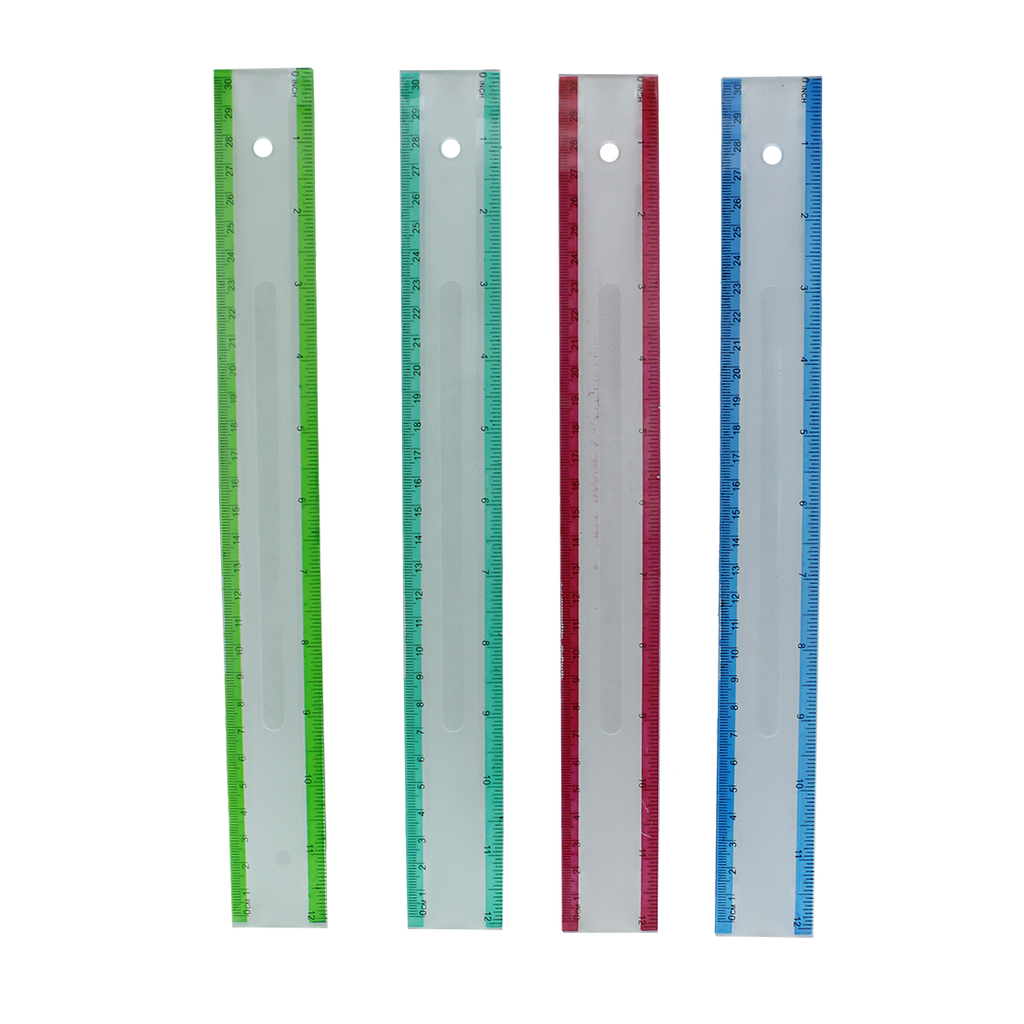 REGLA CON BORDES  30CM [PAC3293]