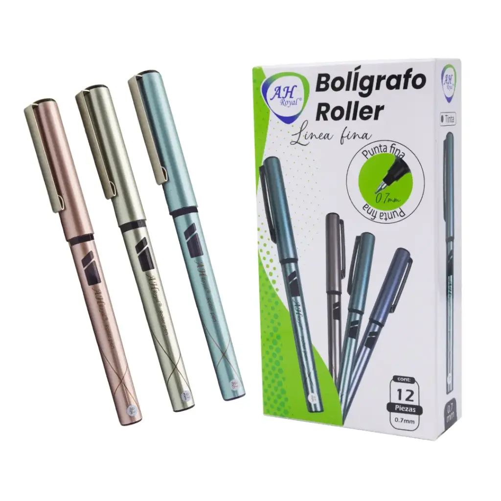 BOLIGRAFO AH ROYAL ROLLER  0.7MM DISPLAY X12 UND [PAC3624] 