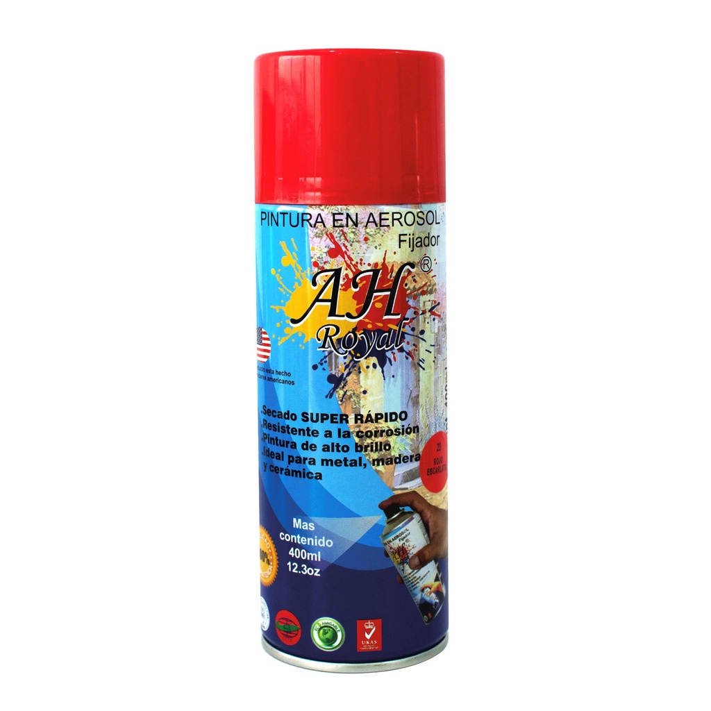 PINTURA AEROSOL UDUKE ROJO EXTRA GRANDE DE 400 ML SUZUKI [HT40211]