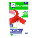 CINTA AH ROYAL DOBLE FAZ SILICONADA 12 mm x 0,16 mm x 8 mts (DISPLAY X10 UND) [PAC2758-36]