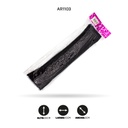 CHELINES DE FELPA BOLSA X 100 - NEGRO [PAC3614]
