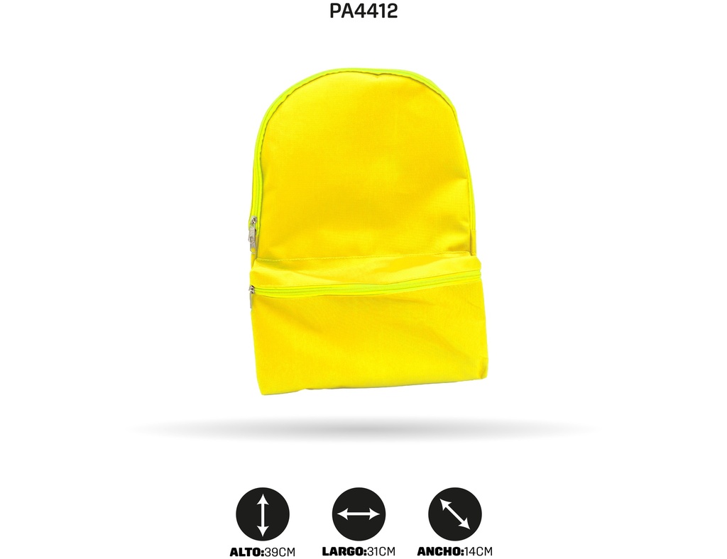 MALETIN NACIONAL UNICOLOR AMARILLO
