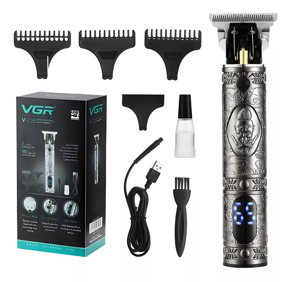 MAQUINA CORTE DE CABELLO VGR TRIMMER V-228. [PAC4289]