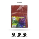 FOAMY 1/8 AH ROYAL ESCARCHADO ROJO X10 UND [1527]