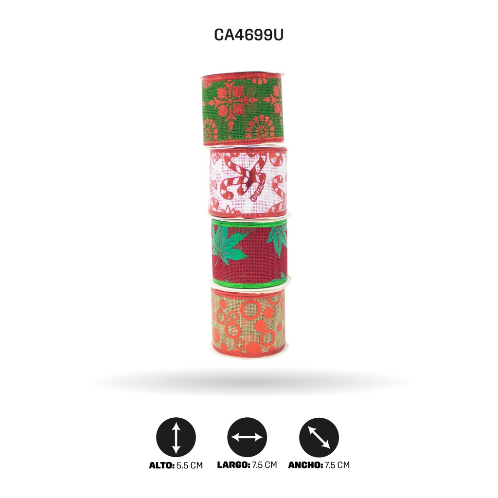 CINTA DECORACION 3 YARDASx6CM [PAC3691]