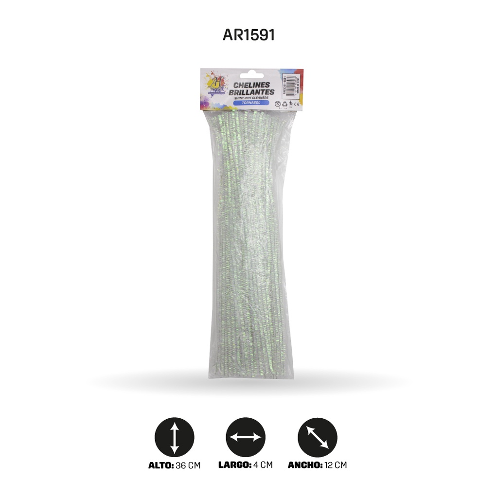 CHELINES BRILLANTES TORNASOL BOLSA X 100 UND [PAC5391]