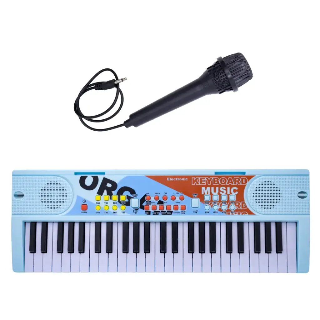 TECLADO CON MICRÓFONO Y ALIMENTACIÓN USB [BX-1687]