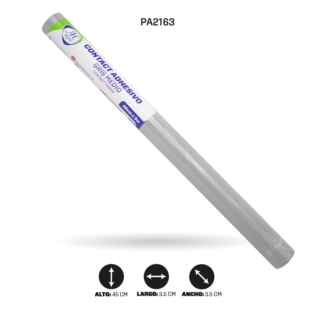PAPEL CONTAC AH ROYAL 3M GRIS MEDIO 2021 [PAC5434]