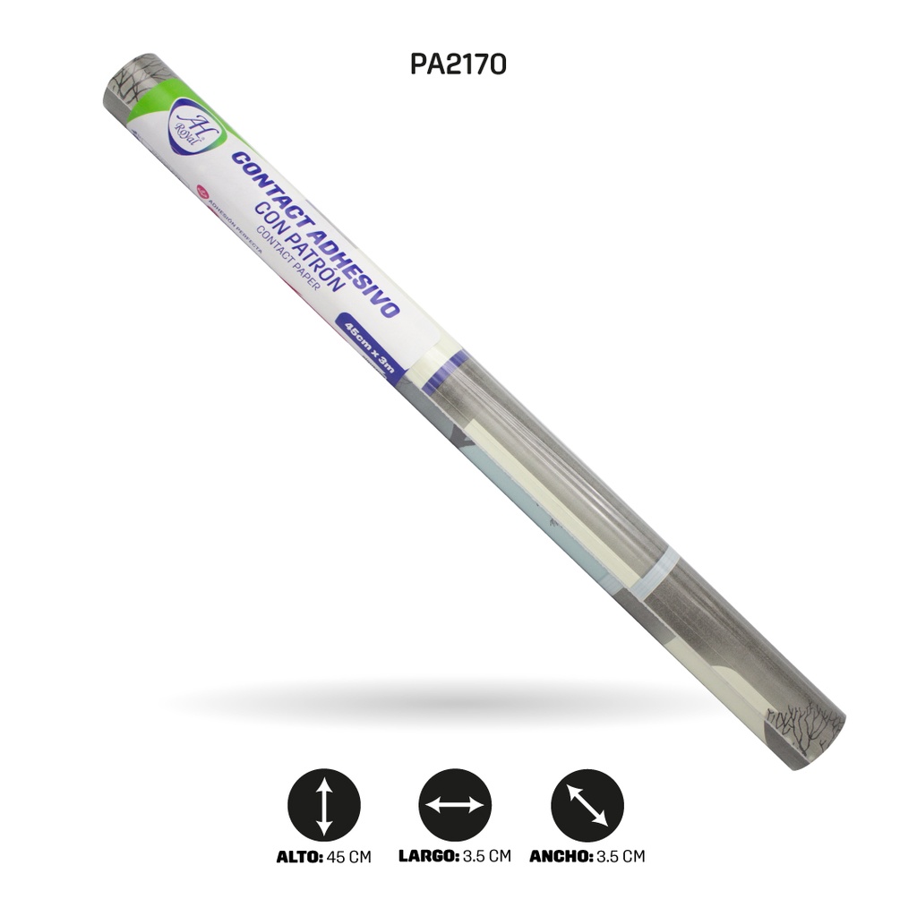 PAPEL CONTAC AH ROYAL DIBUJO CON PATRON 5982 DE 3 mts x 45 cms  [PAC5441]