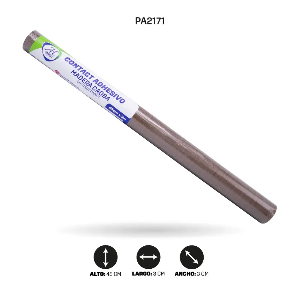 PAPEL CONTAC AH ROYAL MADERA 59131 DE 3 mts x 45 cms [PAC5442]