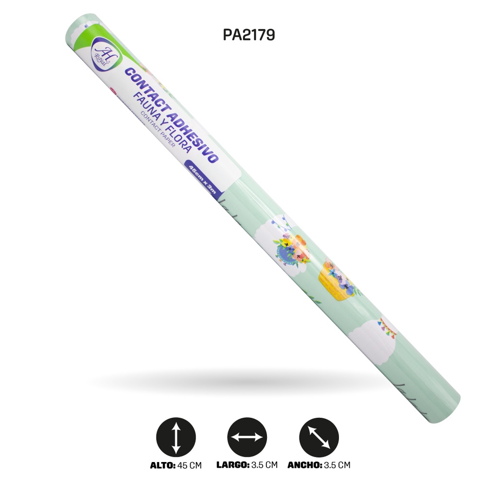 PAPEL CONTAC AH ROYAL FAUNA Y FLORA 59179 DE 3 mts x 45 cms [PAC5450]