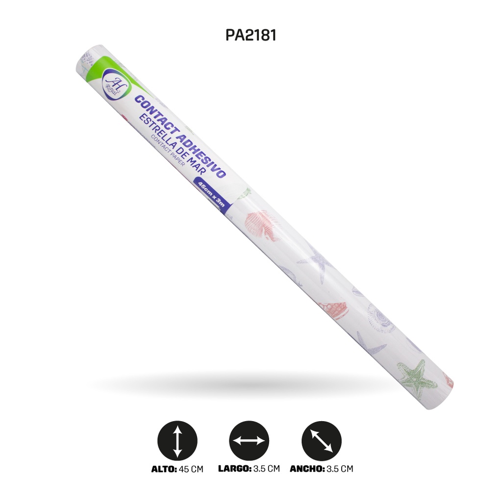 PAPEL CONTAC AH ROYAL 3M ESTRELLA DE MAR 5440 [PAC5452]