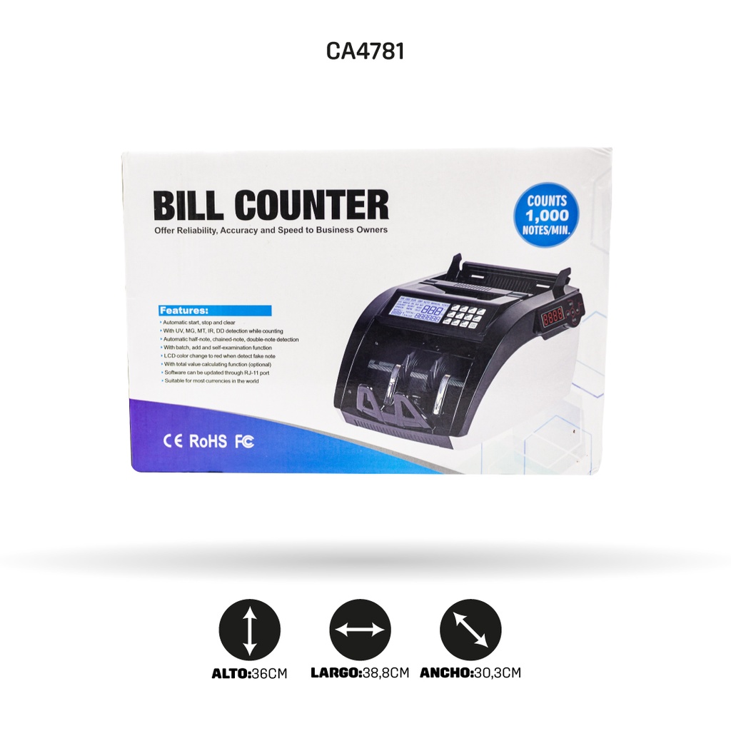 CONTADOR DE BILLETE [PAC4343]