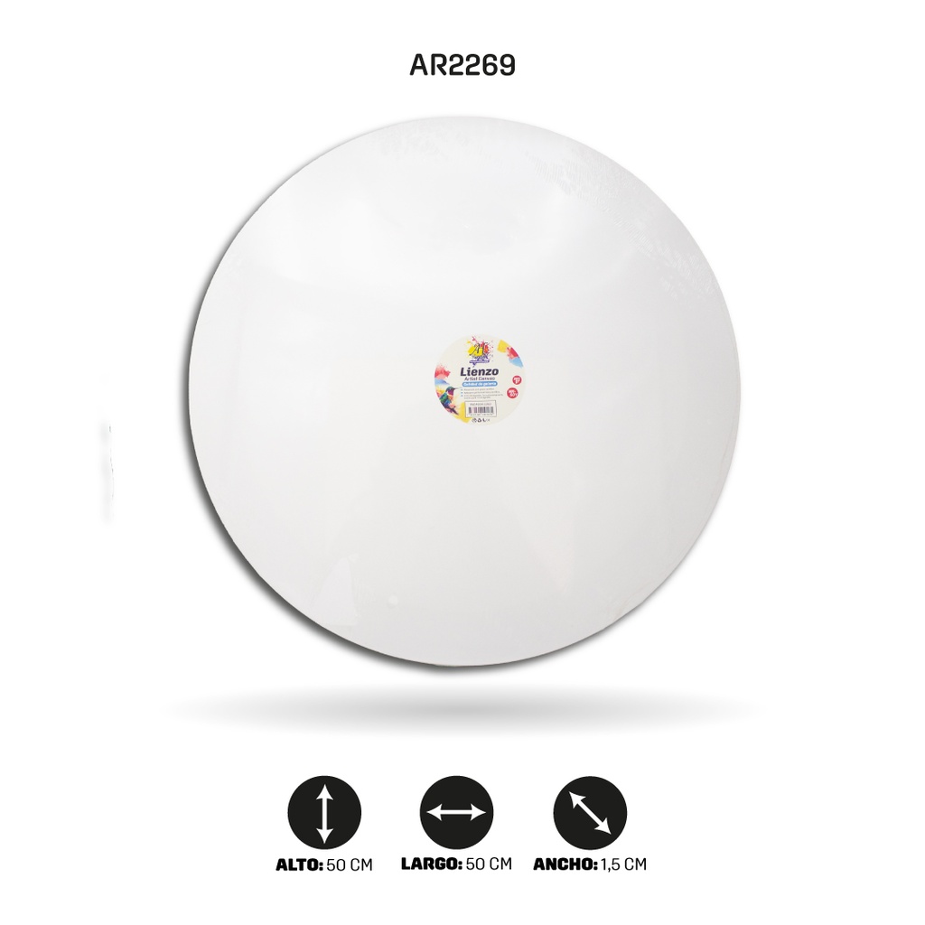 LIENZO ARTISTICO REDONDO HK-50CM [PAC4834-2269]