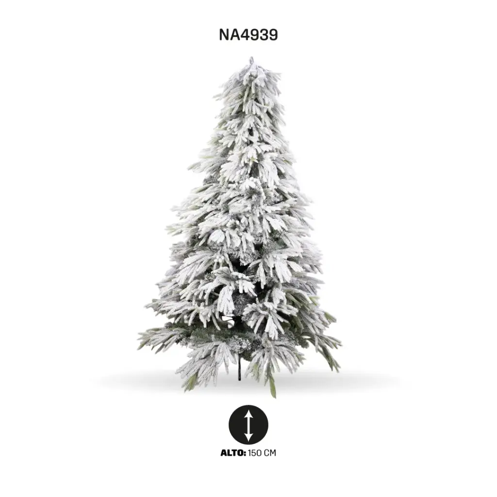 ARBOL DE NAVIDAD CON NIEVE E7014 150 CM/318T [PAC5266]