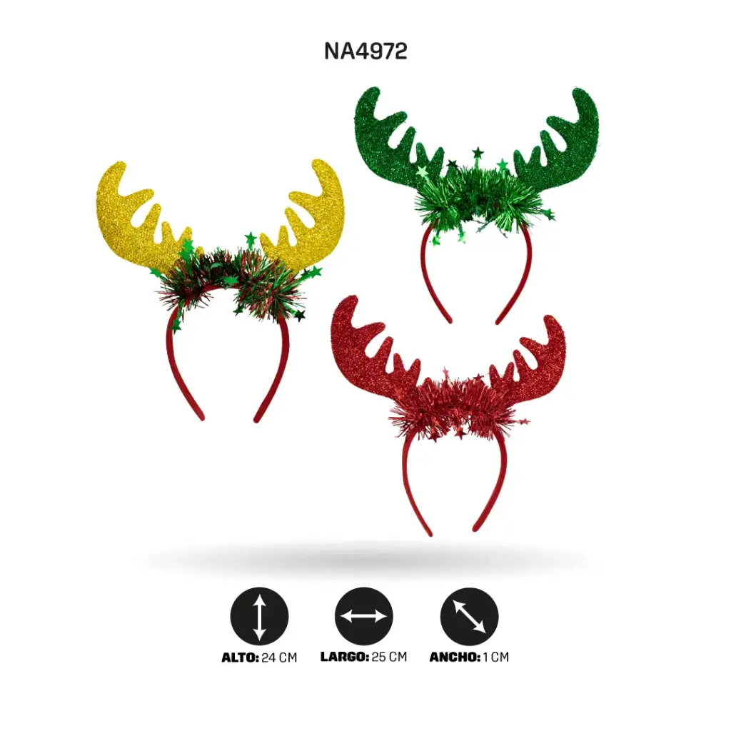 DIADEMA DE NAVIDAD -13 BOX/12 [PAC4935]