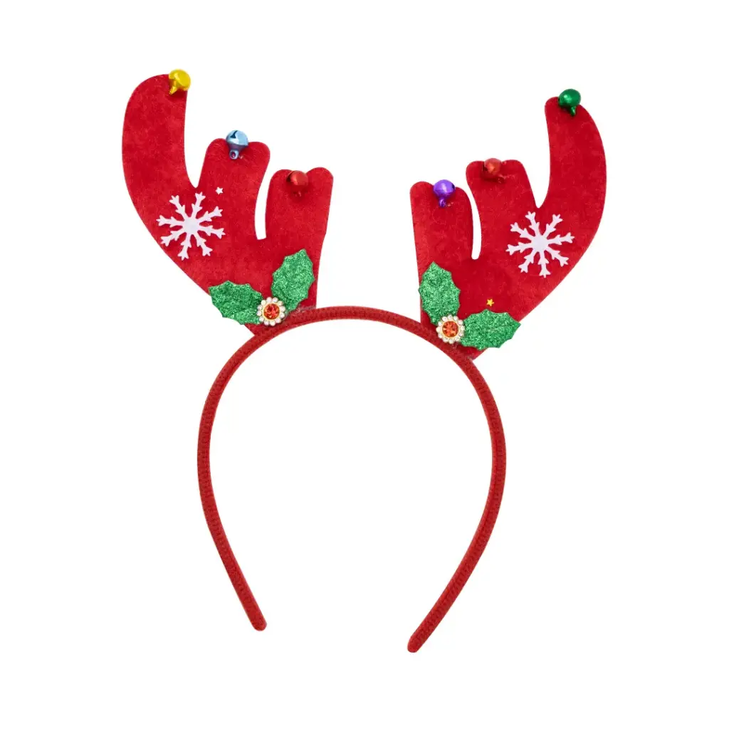 DIADEMA DE NAVIDAD CON CASCABEL -2 BOX/12 [PAC4941]