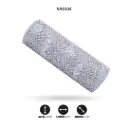 MALLA 24cm x 5y PLATA BRILLANTE [PAC4987]