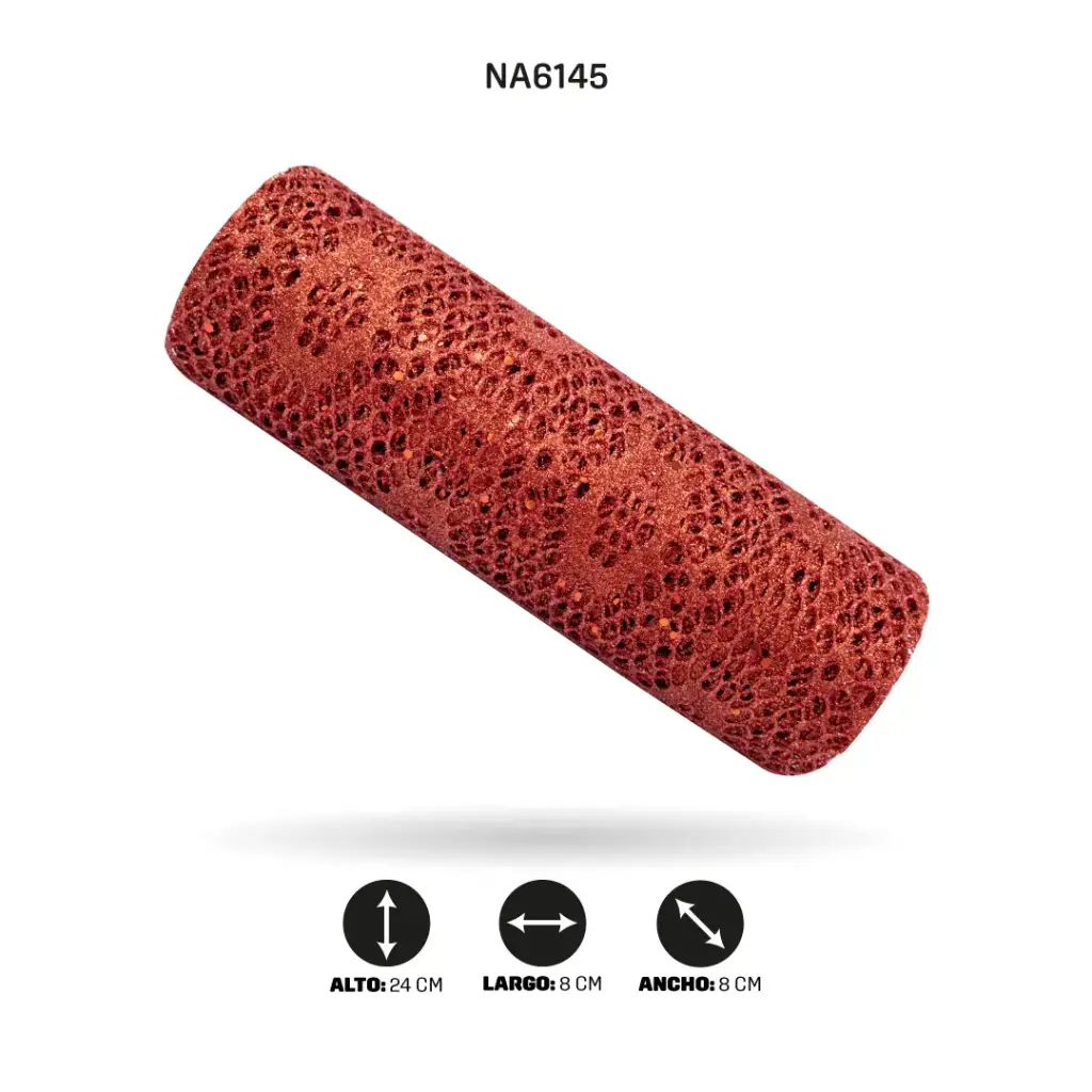 MALLA 24 cm x 5y ROJO OSCURO [PAC5064]