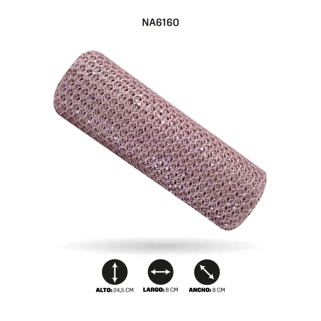 MALLA 24cm x 5y PALO ROSA [PAC5083]