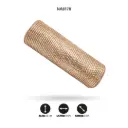 MALLA 24cm x 7m ORO ROSA [PAC5128]