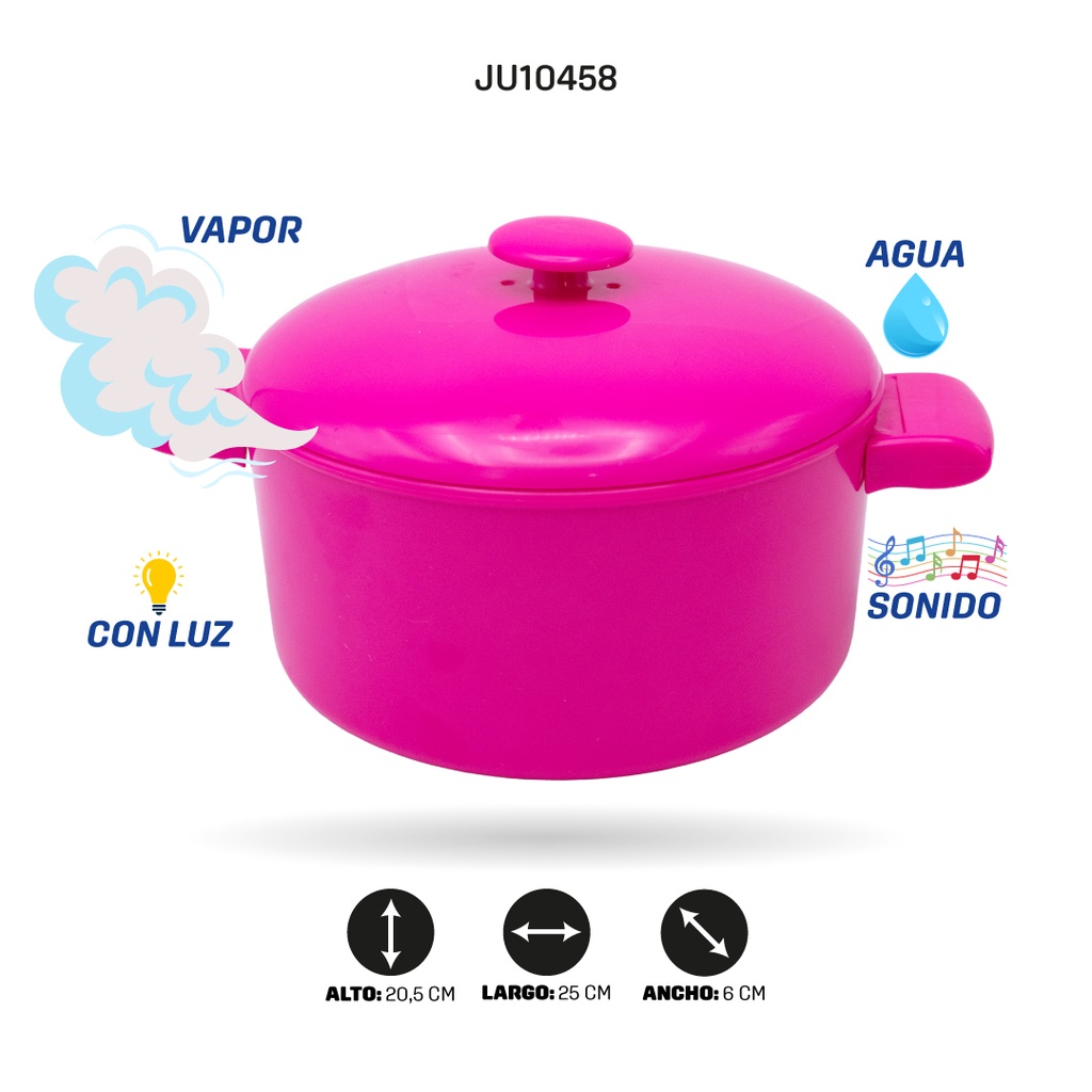SET DE OLLA A VAPOR CON ACCESORIOS [018-73]