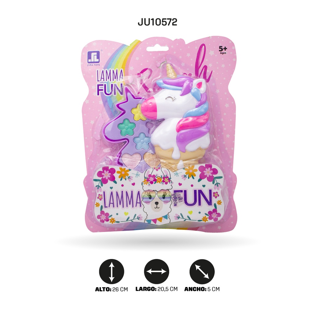 CONJUNTO DE  MAQUILLAJE TIPO HELADO [2107U]