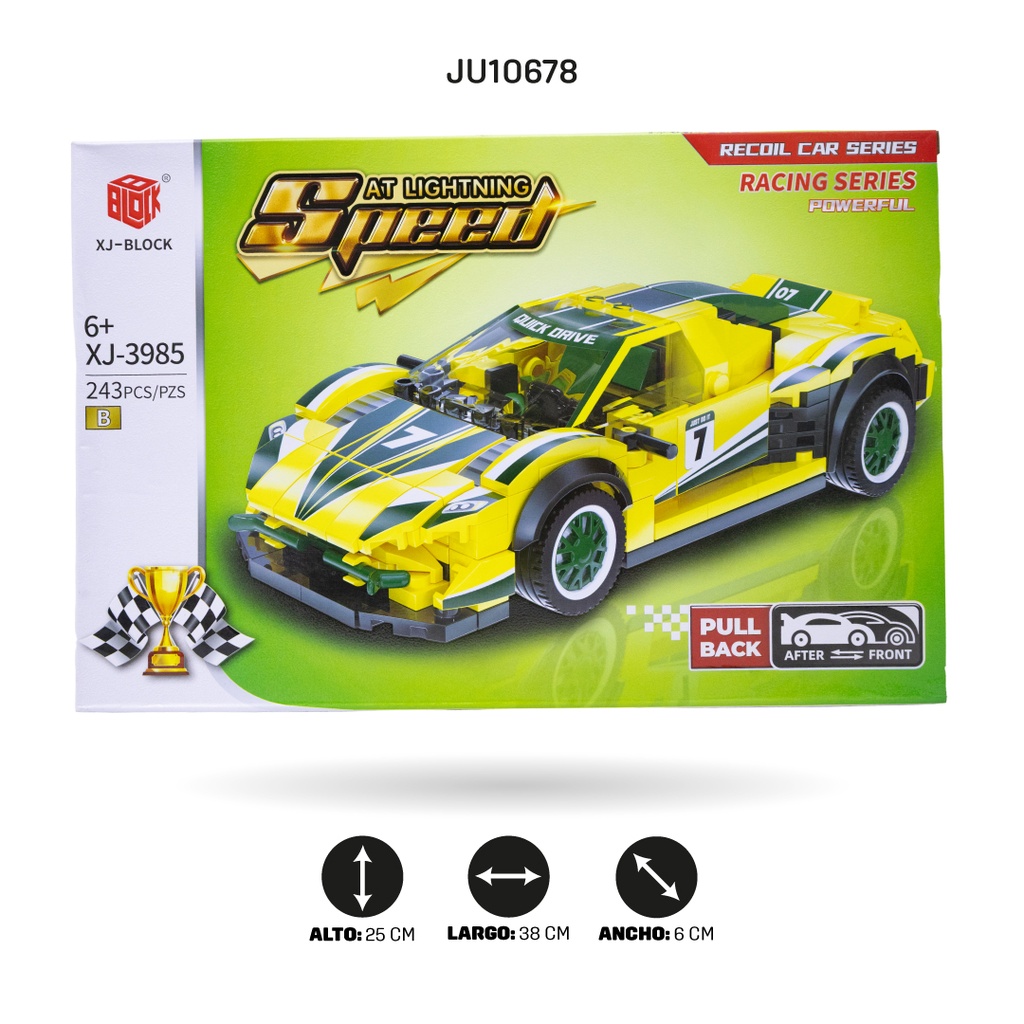 ARMA TODO FIGURA LAMBORGHINI X 243 PIEZAS [XJ-3985B]