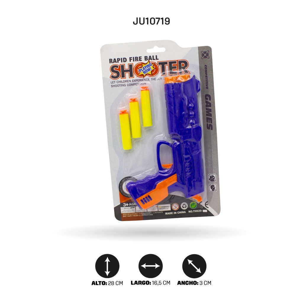 JUEGO DE PISTOLA CON DARDOS [TH620-8]