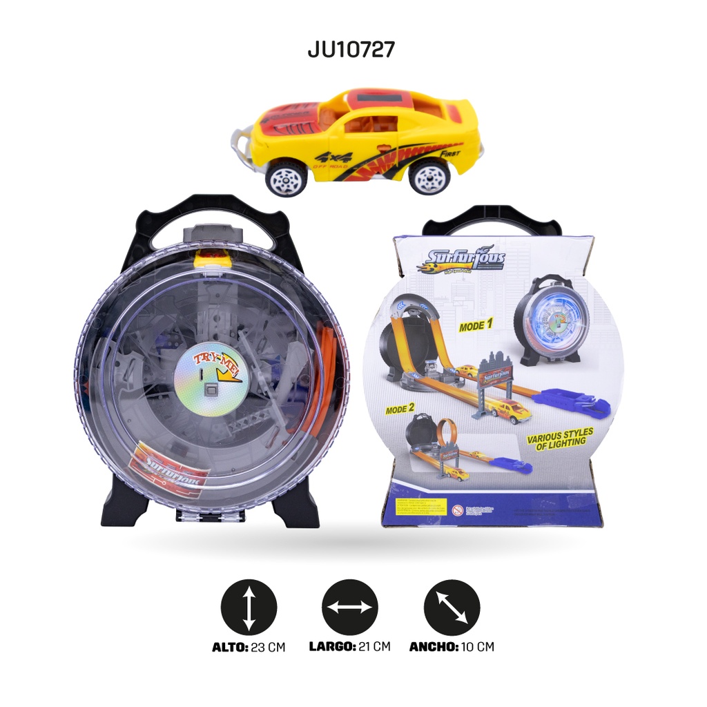 AUTOPISTA 2 EN 1 CON LUCES [8899-28]