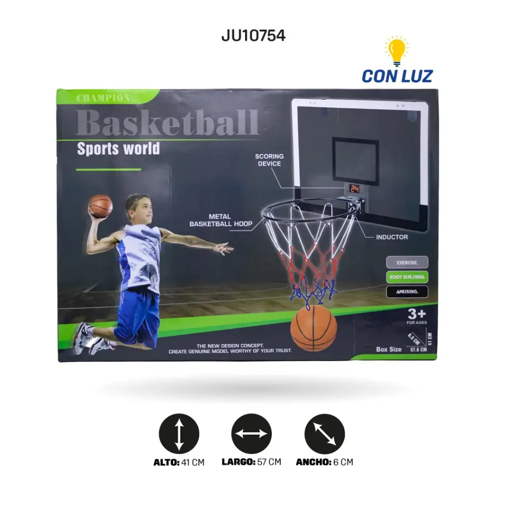  TABLERO DE BALONCESTO CON CONTADOR [LT-3010B25]