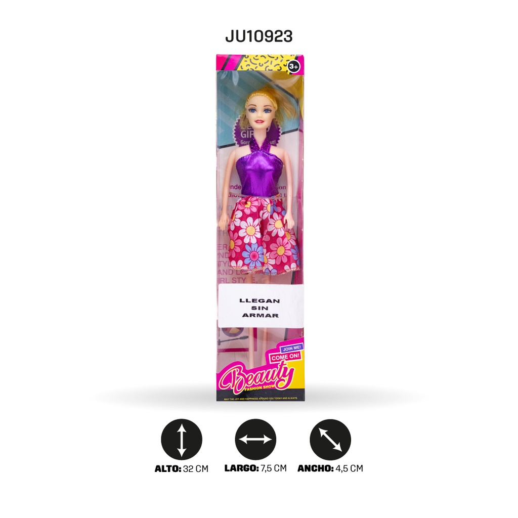 MUÑECA DE CUERPO VACÍO DE 11,5 PULGADAS SIN ACCESORIOS [AX456-1]