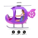 HELICÓPTERO VIOLETA CON MUÑECA [WG200]